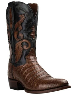 Dan Post Men's Socrates Caiman Exotic Western Boots - Medium Toe -Dan Post 2000383243 210 P1
