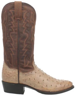 Dan Post Men's Pershing Full Quill Ostrich Western Boots - Medium Toe -Dan Post 2000395860 295 P2
