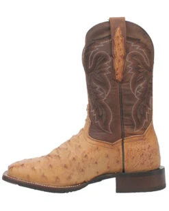 Dan Post Men's Alamosa Full Quill Ostrich Western Performance Boots - Broad Square Toe -Dan Post 2000395867 295 P3