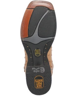 Dan Post Men's Alamosa Full Quill Ostrich Western Performance Boots - Broad Square Toe -Dan Post 2000395867 295 P6