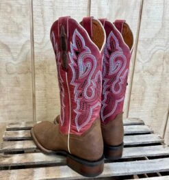 Dan Post Women's Malani Fuschia & Brown Square Toe Western Cowgirl Boots DP4898 15 Dan Post Women's Malani Fuschia & Brown Square Toe Western Cowgirl Boots DP4898 -Dan Post 4C5F60C5 BC77 4E5A 9B30 9FE1DA0D57AA
