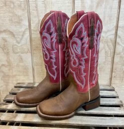 Dan Post Women's Malani Fuschia & Brown Square Toe Western Cowgirl Boots DP4898 14 Dan Post Women's Malani Fuschia & Brown Square Toe Western Cowgirl Boots DP4898 -Dan Post CCB26438 9E12 4F62 977A 86B864F3F72C