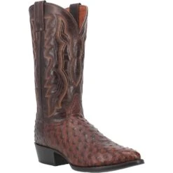 Dan Post 37 Dan Post PERSHING FULL QUILL OSTRICH BOOT