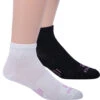 Dan Post WOMEN'S QUARTERS LITE BLACK SOCKS -Dan Post DPLGQ9 BW 1