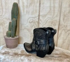 Dan Post Dingo Women's Distressed Black Gummy Bear Ankle Boot DI747B -Dan Post EB61F5DB 71DC 4AFA B703 2CE80171850A 1