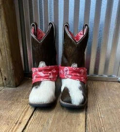 Dan Post Children And Youth Bandana Cowhide Western Boots DPC2933 DPC3933 -Dan Post IMG 2703 1