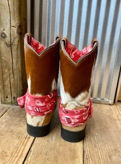 Dan Post Children And Youth Bandana Cowhide Western Boots DPC2933 DPC3933 -Dan Post IMG 3514 1