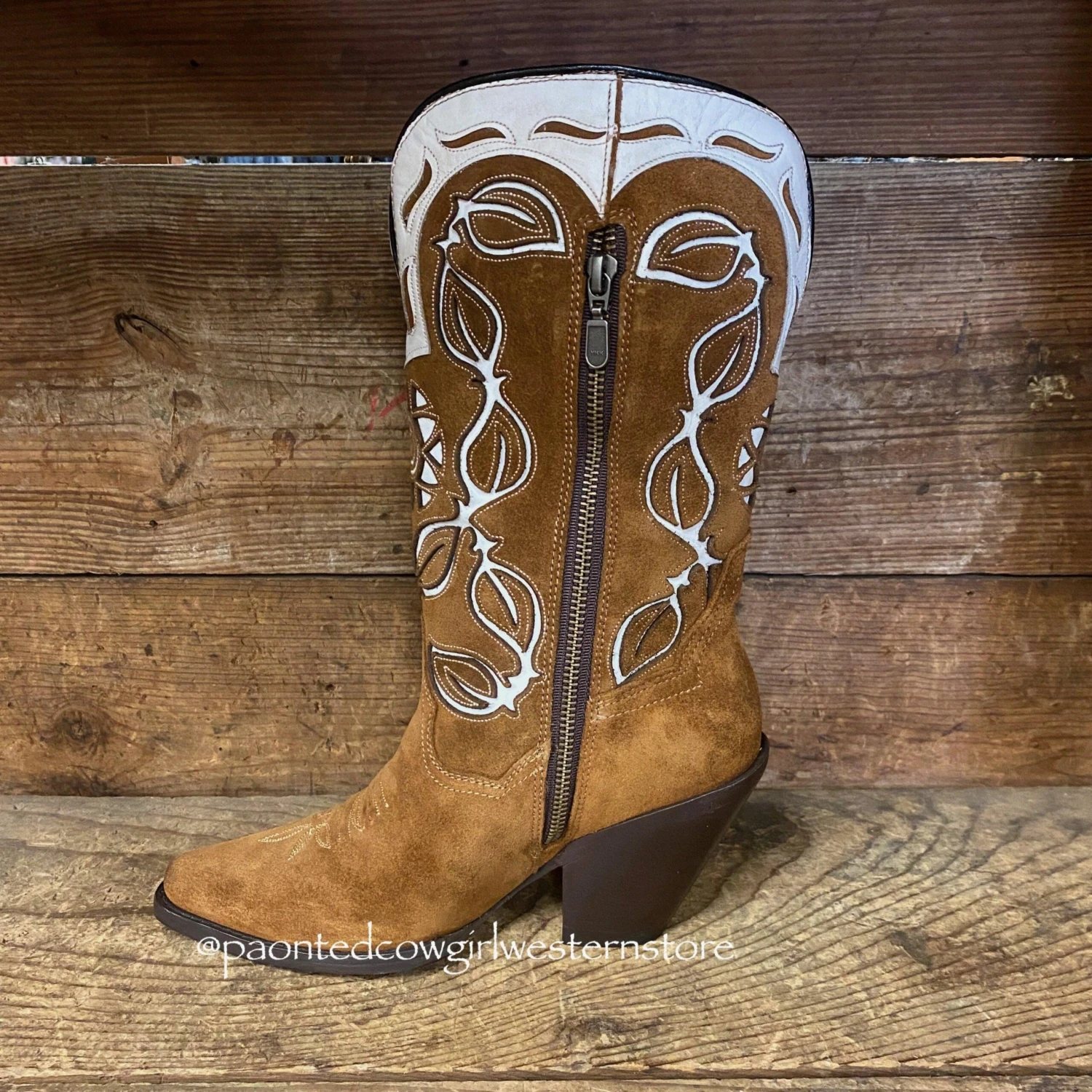 Dan Post Women's Moni Shaft Embroidery Suede Snip Toe Western Boots DP4326 9 Dan Post Women's Moni Shaft Embroidery Suede Snip Toe Western Boots DP4326 - Image 7