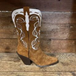 Dan Post Women's Moni Shaft Embroidery Suede Snip Toe Western Boots DP4326 15 Dan Post Women's Moni Shaft Embroidery Suede Snip Toe Western Boots DP4326 -Dan Post IMG 3636 1 1