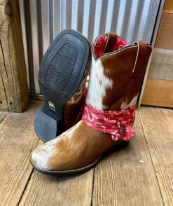 Dan Post Children And Youth Bandana Cowhide Western Boots DPC2933 DPC3933 -Dan Post IMG 4677